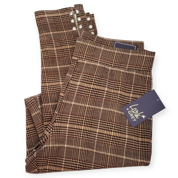 NEW! Pullon Pants Plaid Tartan - Picture 12 of 14